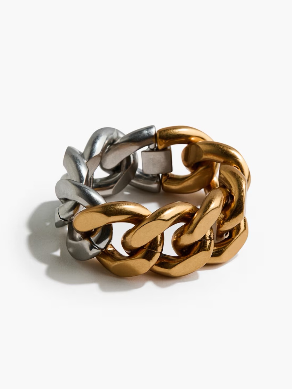 Stella McCartney H&M Two Tone Chain Bracelet - Picture 2 of 6